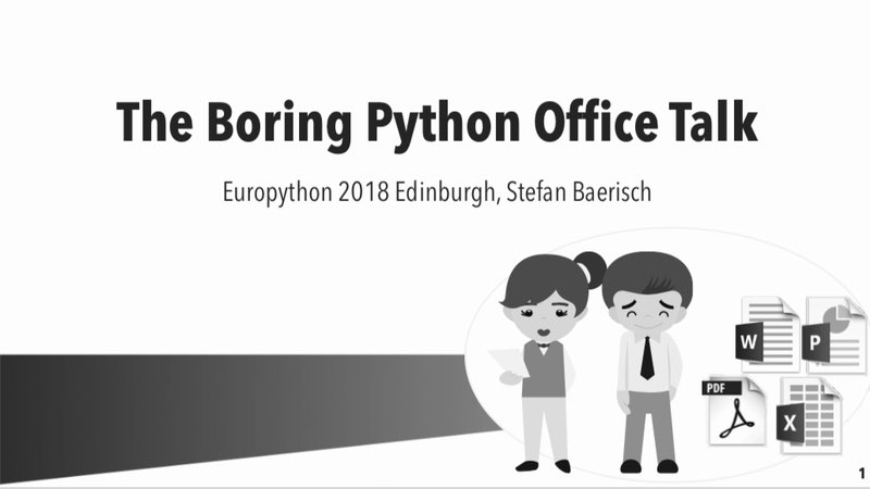 The Boring Python Office Talk