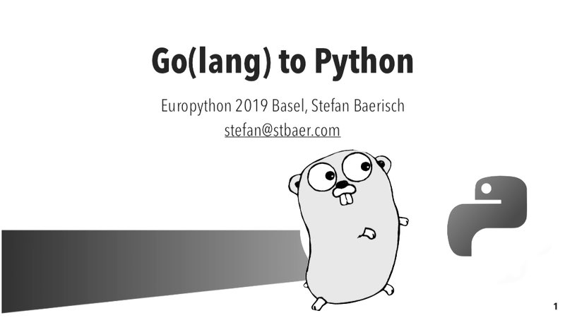 Go(lang) to Python