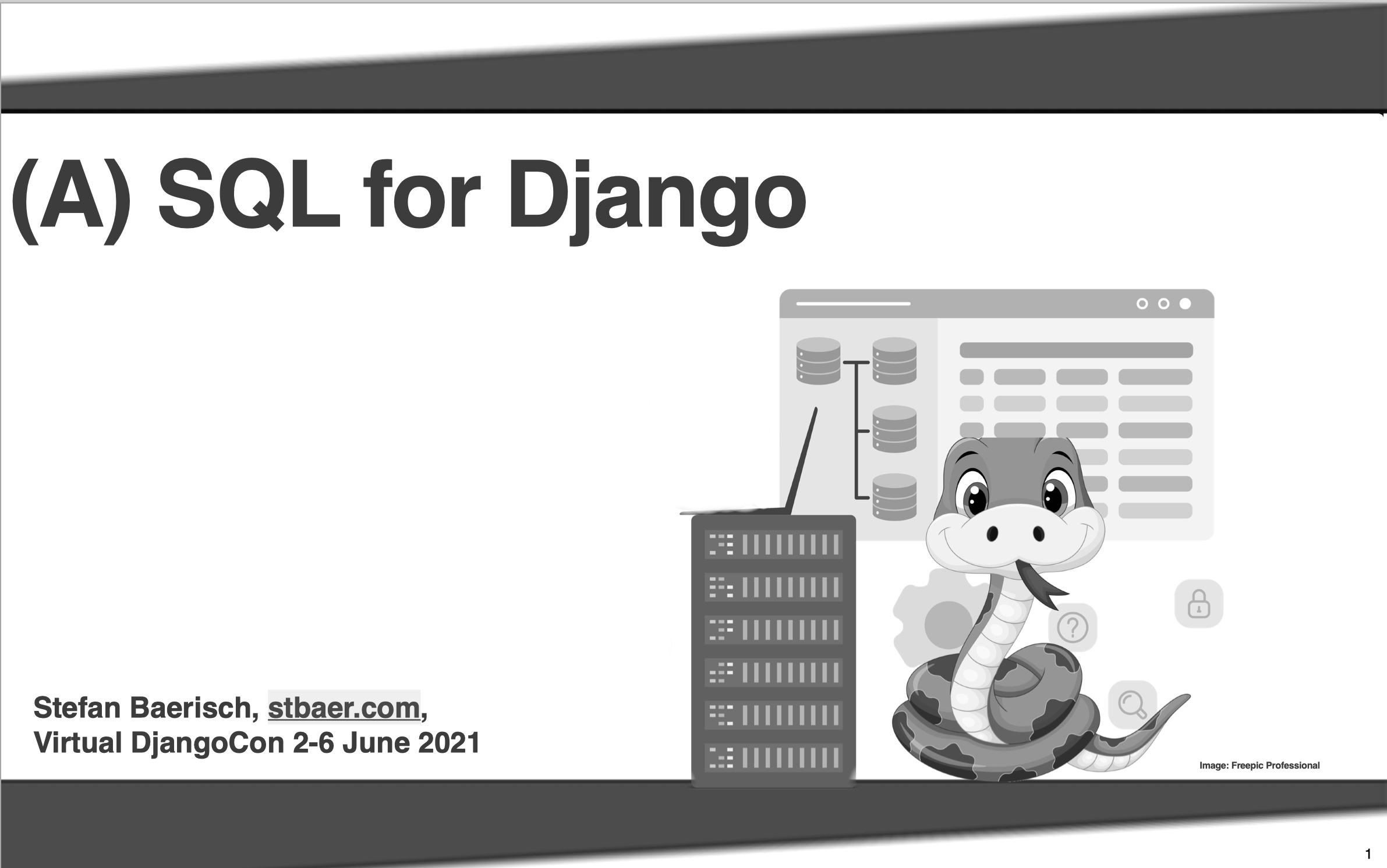 (A) SQL for Django